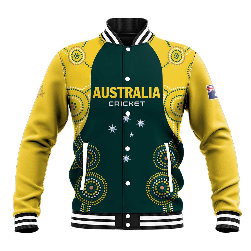 Custom Australia Cricket Baseball Jacket Aussies Champions