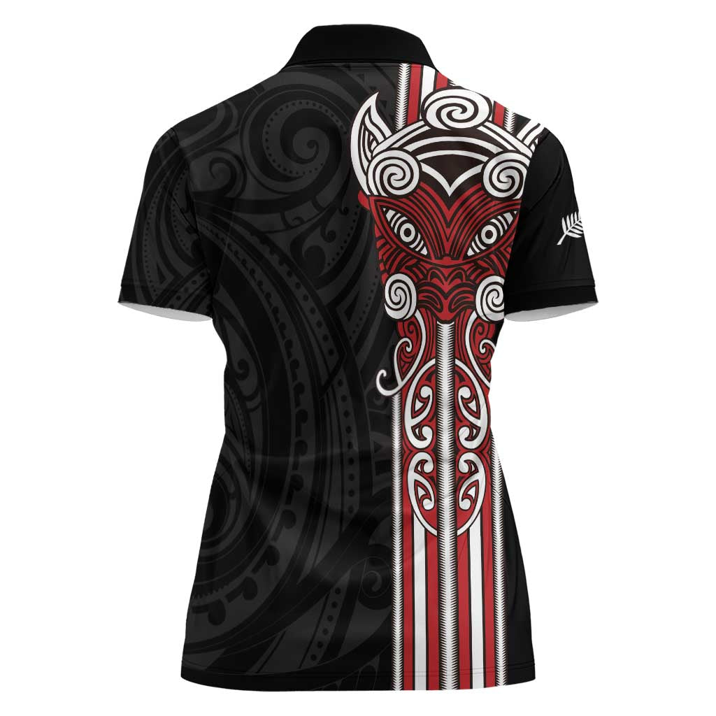 Toitu Te Reo Maori Toitu Te Whenua Toitu Te Tiriti Women Polo Shirt Maori Warrior New Zealand