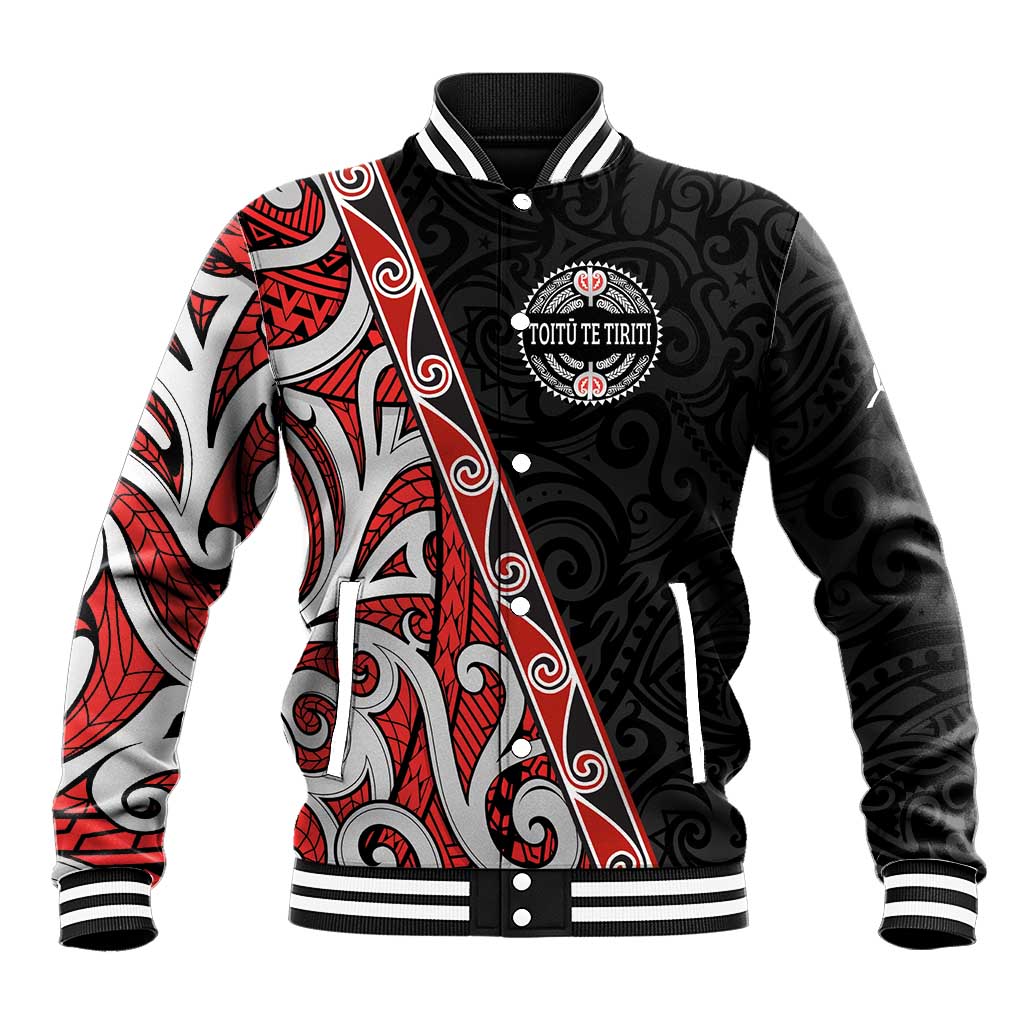 Aotearoa Toitu Te Tiriti Baseball Jacket Honour The Treaty New Zealand