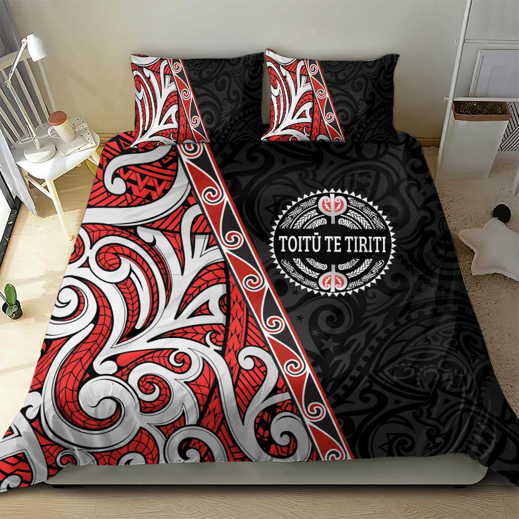 Aotearoa Toitu Te Tiriti Bedding Set Honour The Treaty New Zealand