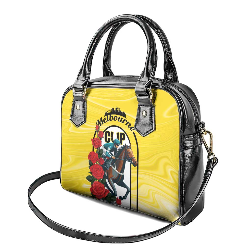 Personalised Melbourne Horse Racing Shoulder Handbag The Race That Stops The Nation