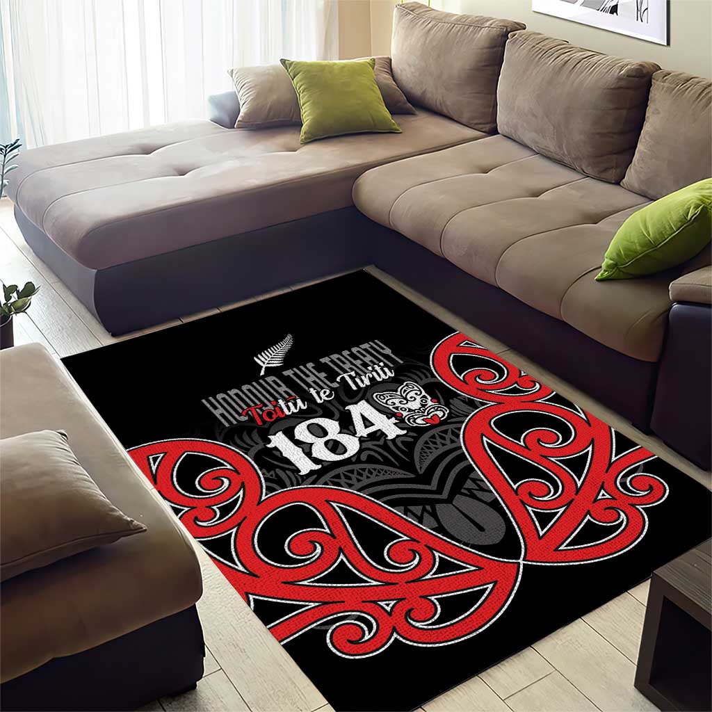 Toitu Te Tiriti 1840 Aotearoa Area Rug Stand Together Stand Stronger