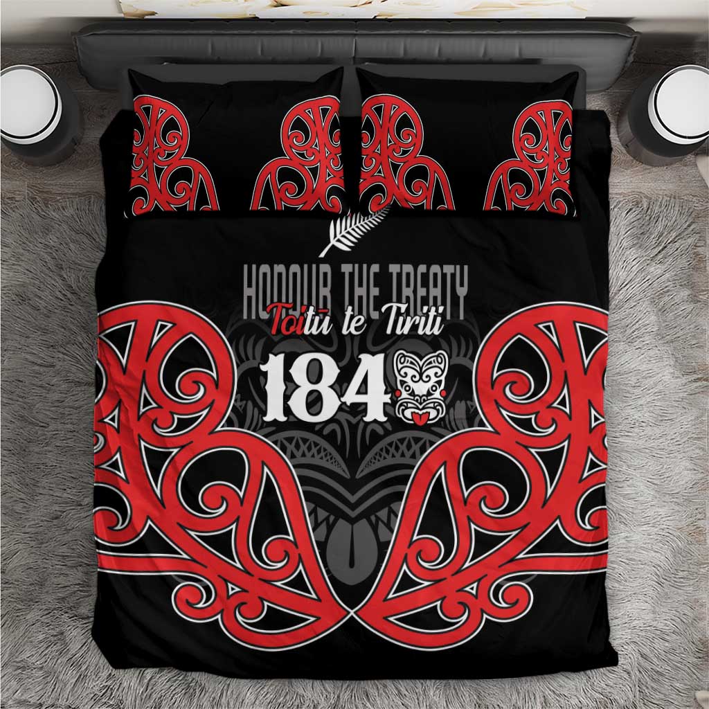 Toitu Te Tiriti 1840 Aotearoa Bedding Set Stand Together Stand Stronger