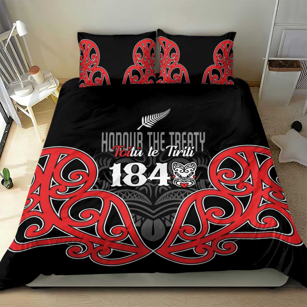 Toitu Te Tiriti 1840 Aotearoa Bedding Set Stand Together Stand Stronger