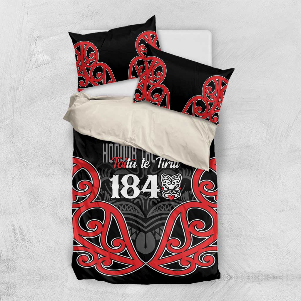 Toitu Te Tiriti 1840 Aotearoa Bedding Set Stand Together Stand Stronger