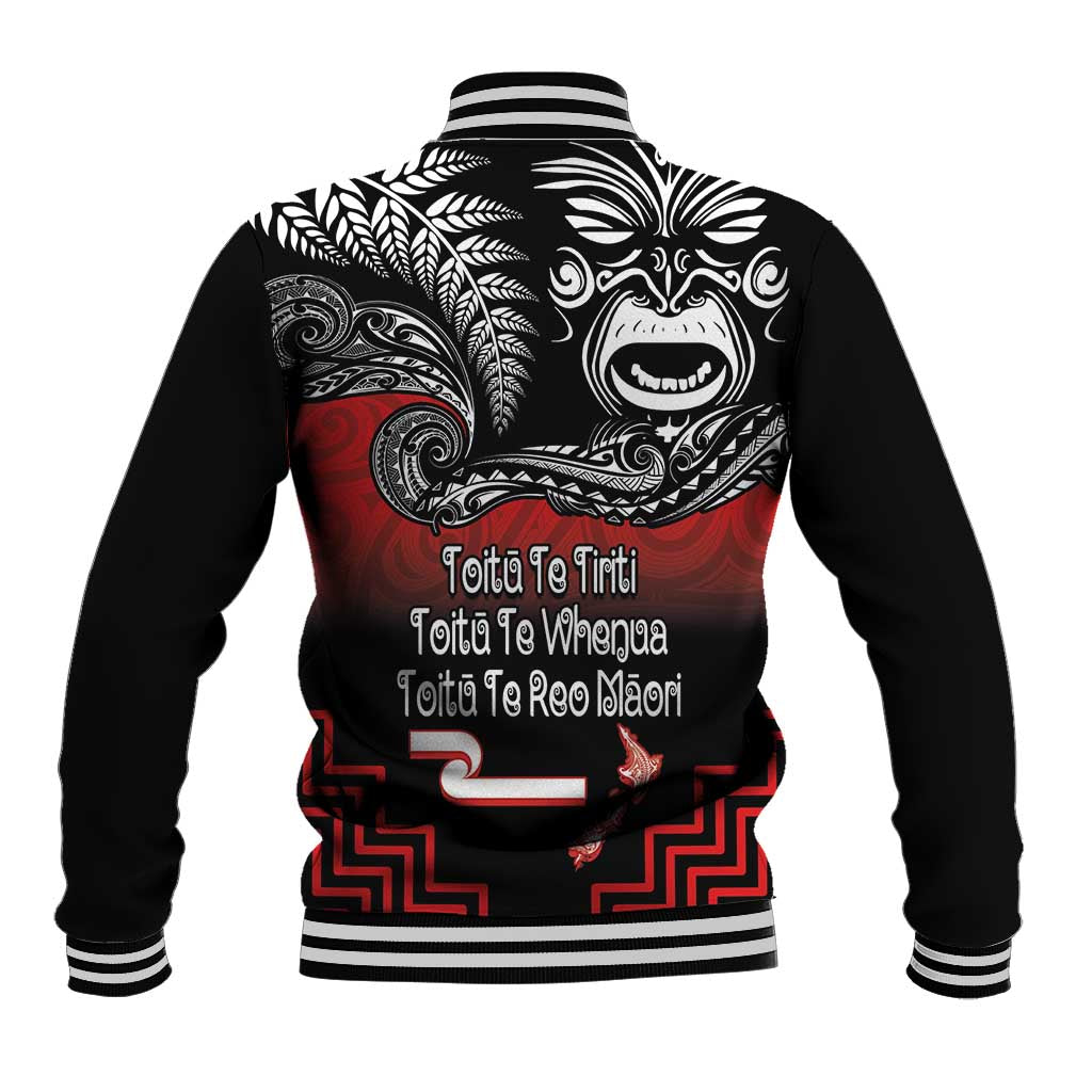 Aotearoa Toitu Te Tiriti Baseball Jacket New Zealand Honour the Treaty - Fight Together