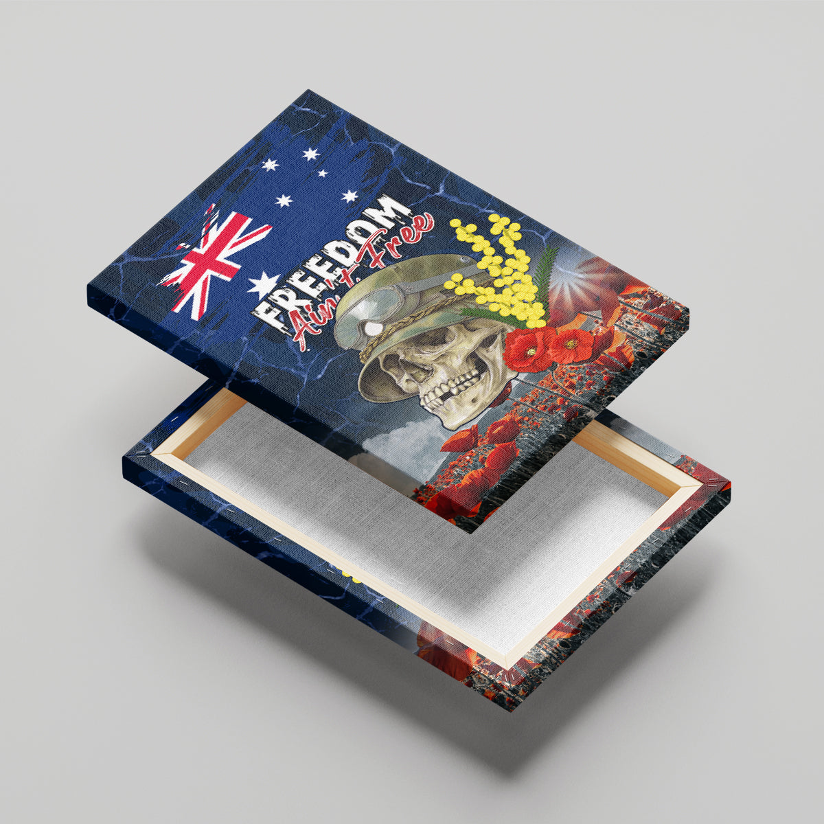 Australia ANZAC Day Canvas Wall Art Freedom Ain't Free