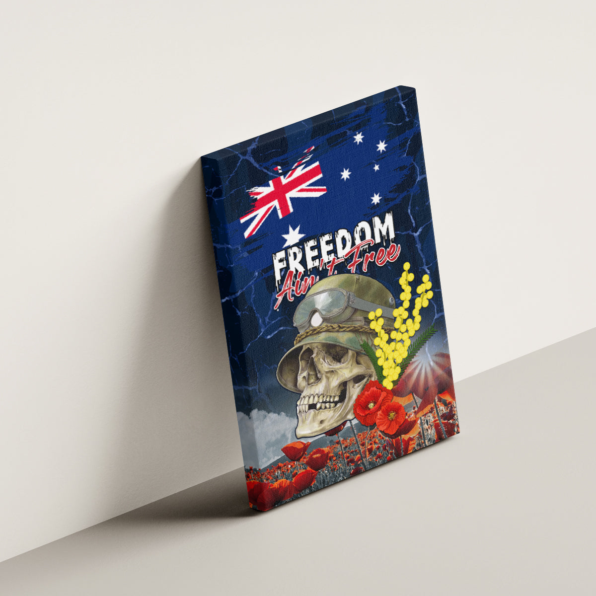 Australia ANZAC Day Canvas Wall Art Freedom Ain't Free