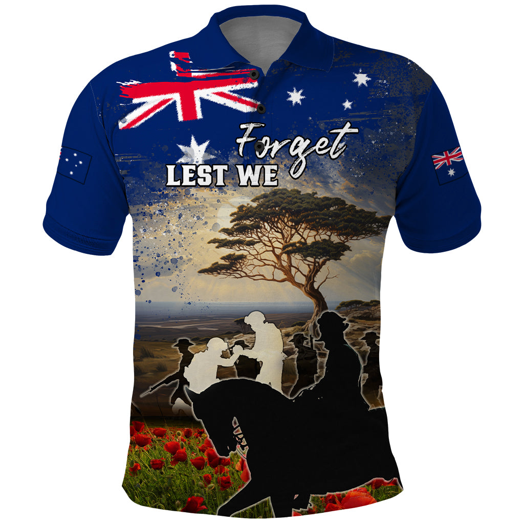 Australia ANZAC Day Polo Shirt The Lonesome Pine