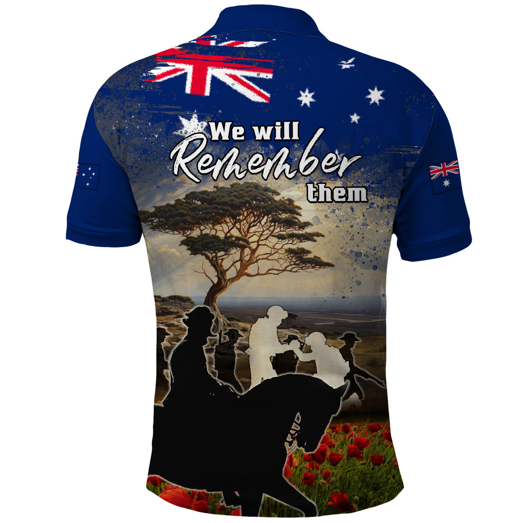 Australia ANZAC Day Polo Shirt The Lonesome Pine