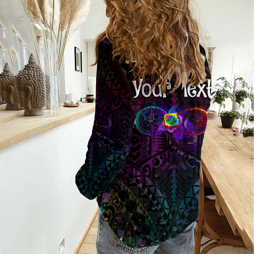 I See Your True Colors Personalised Women Casual Shirt Autism Awareness