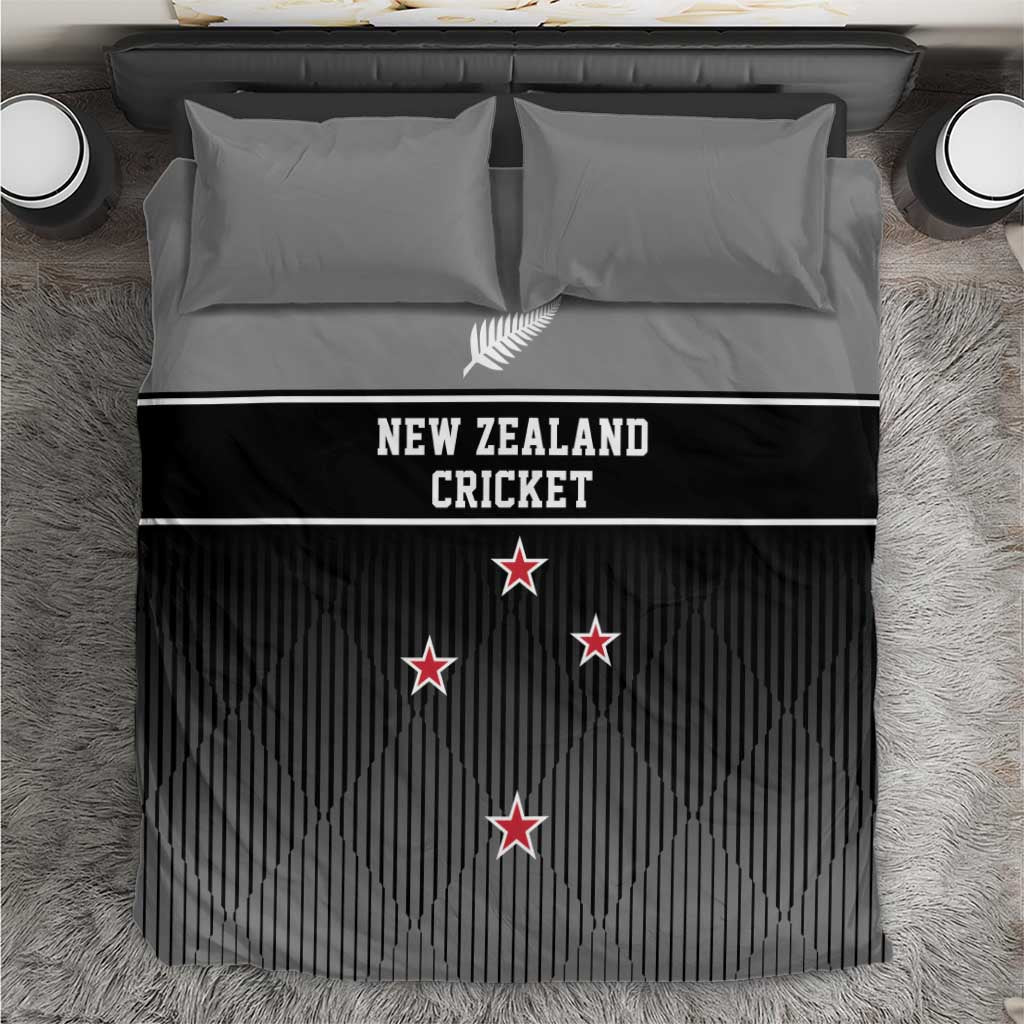 New Zealand Cricket Bedding Set Black Cap Unbeatable