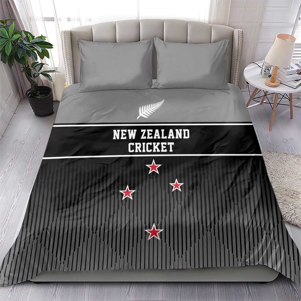 New Zealand Cricket Bedding Set Black Cap Unbeatable