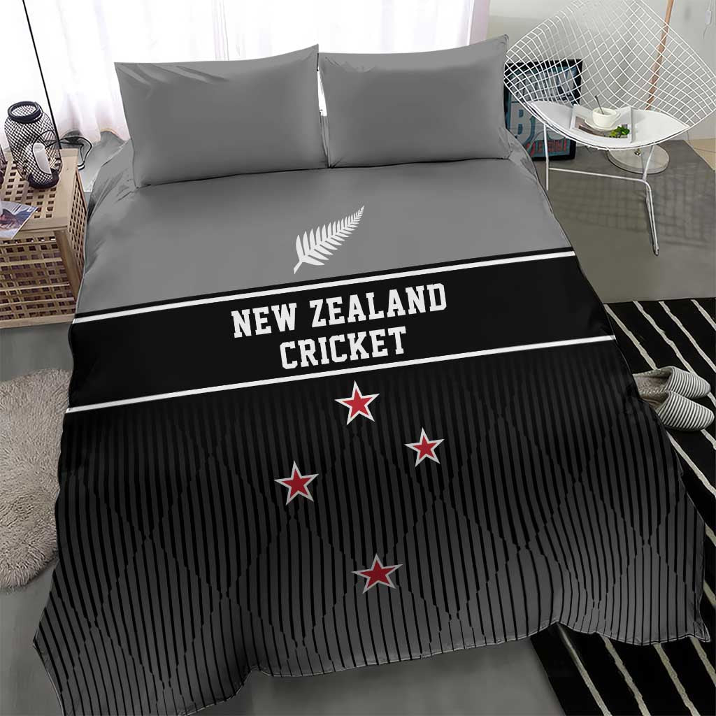 New Zealand Cricket Bedding Set Black Cap Unbeatable