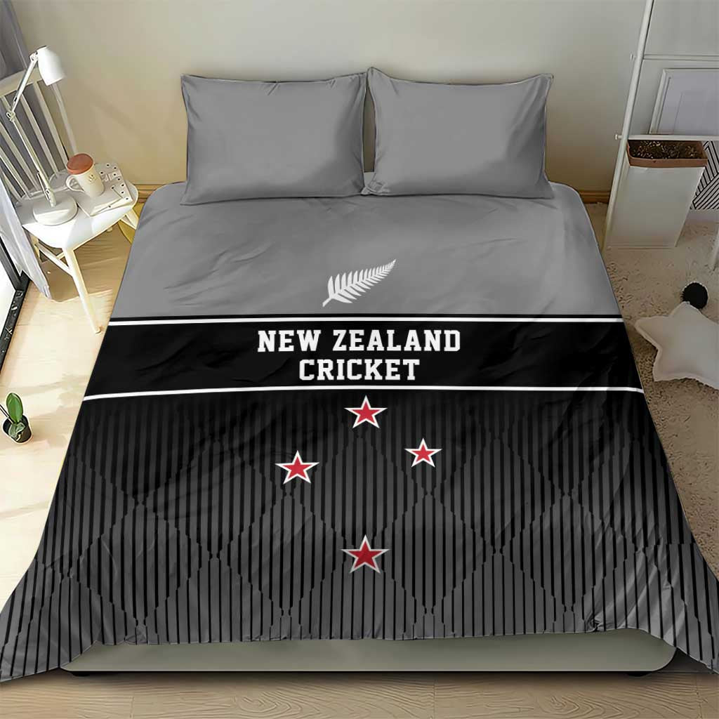 New Zealand Cricket Bedding Set Black Cap Unbeatable