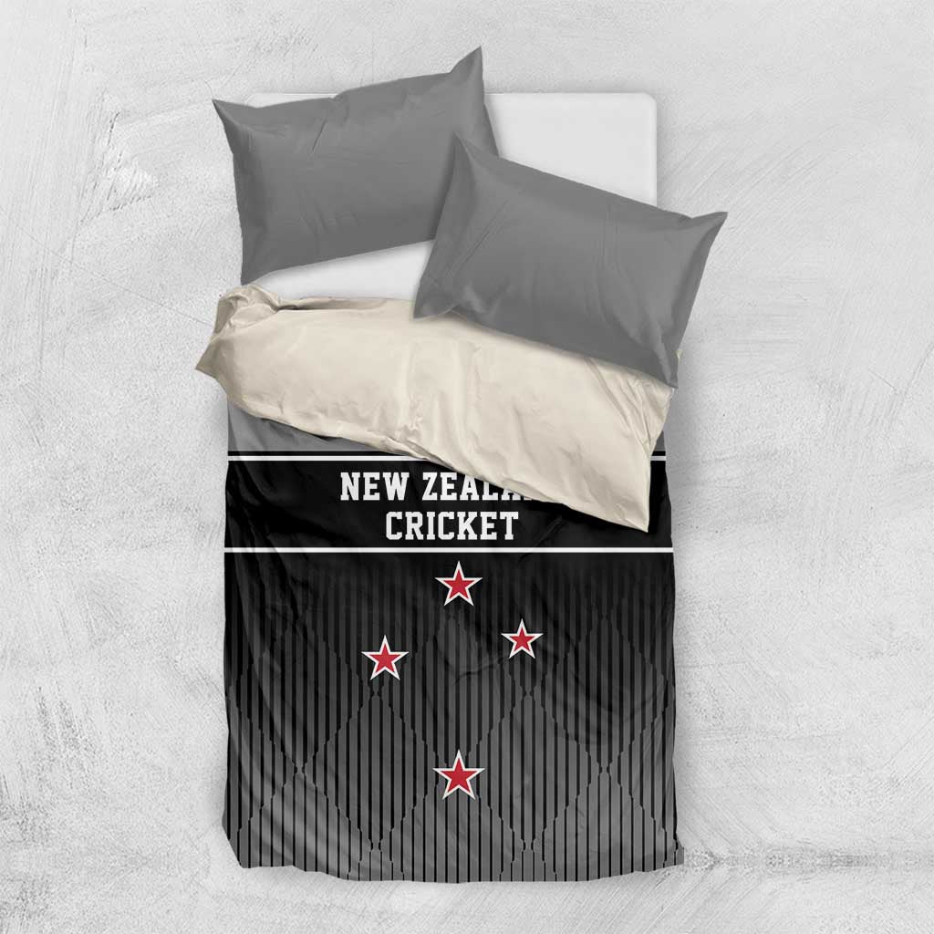 New Zealand Cricket Bedding Set Black Cap Unbeatable