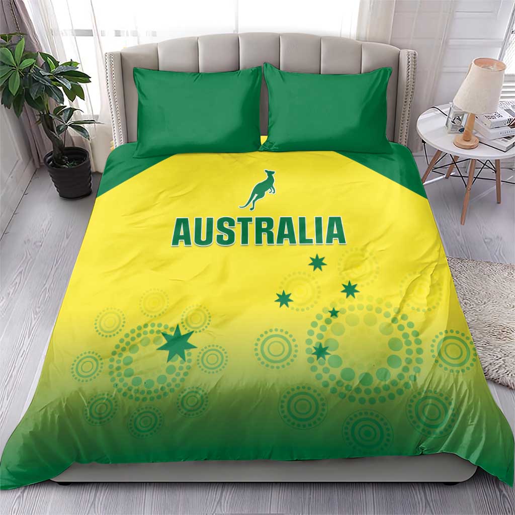 Australia Cricket Bedding Set Go Champions Aussies