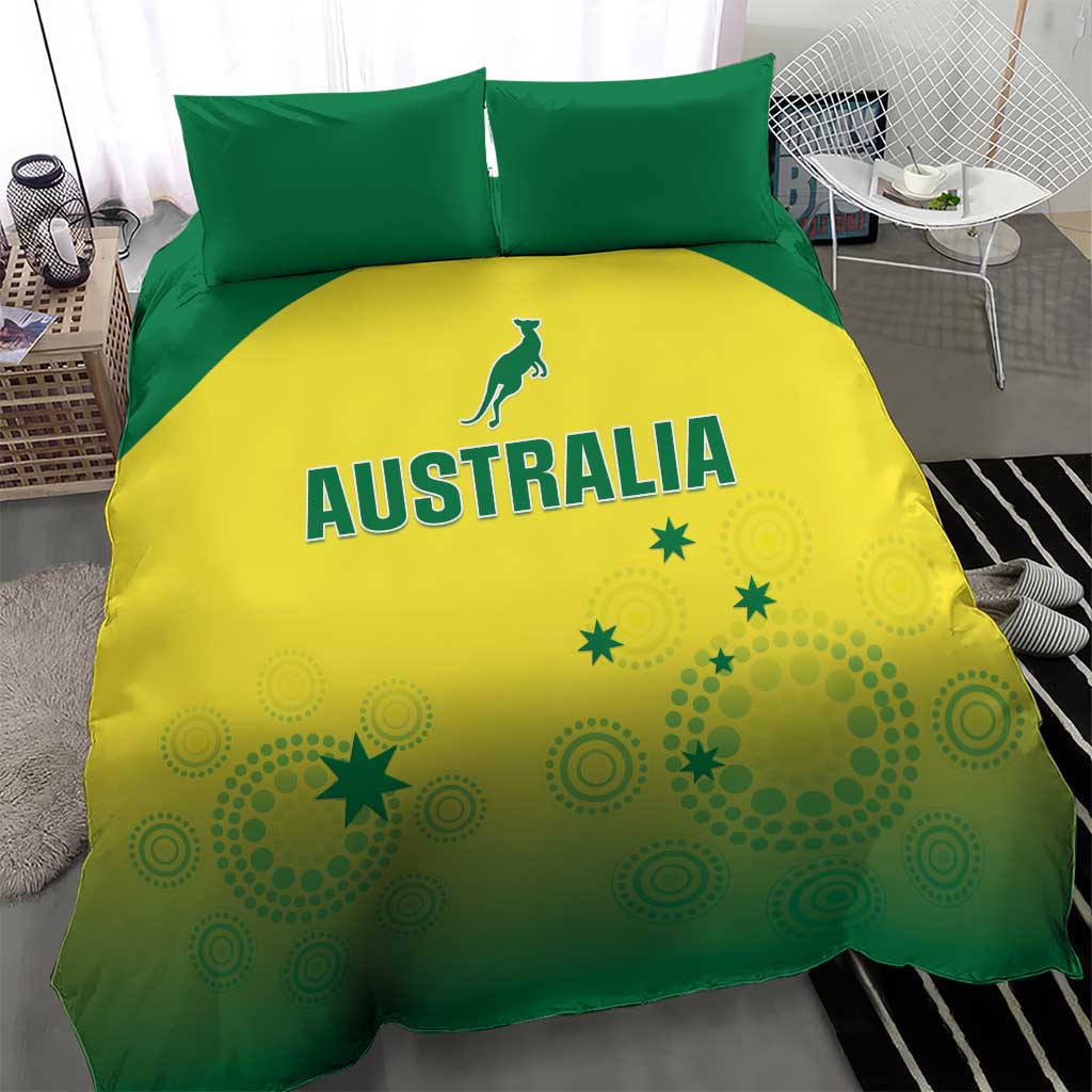 Australia Cricket Bedding Set Go Champions Aussies