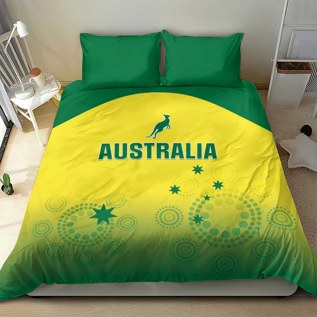 Australia Cricket Bedding Set Go Champions Aussies