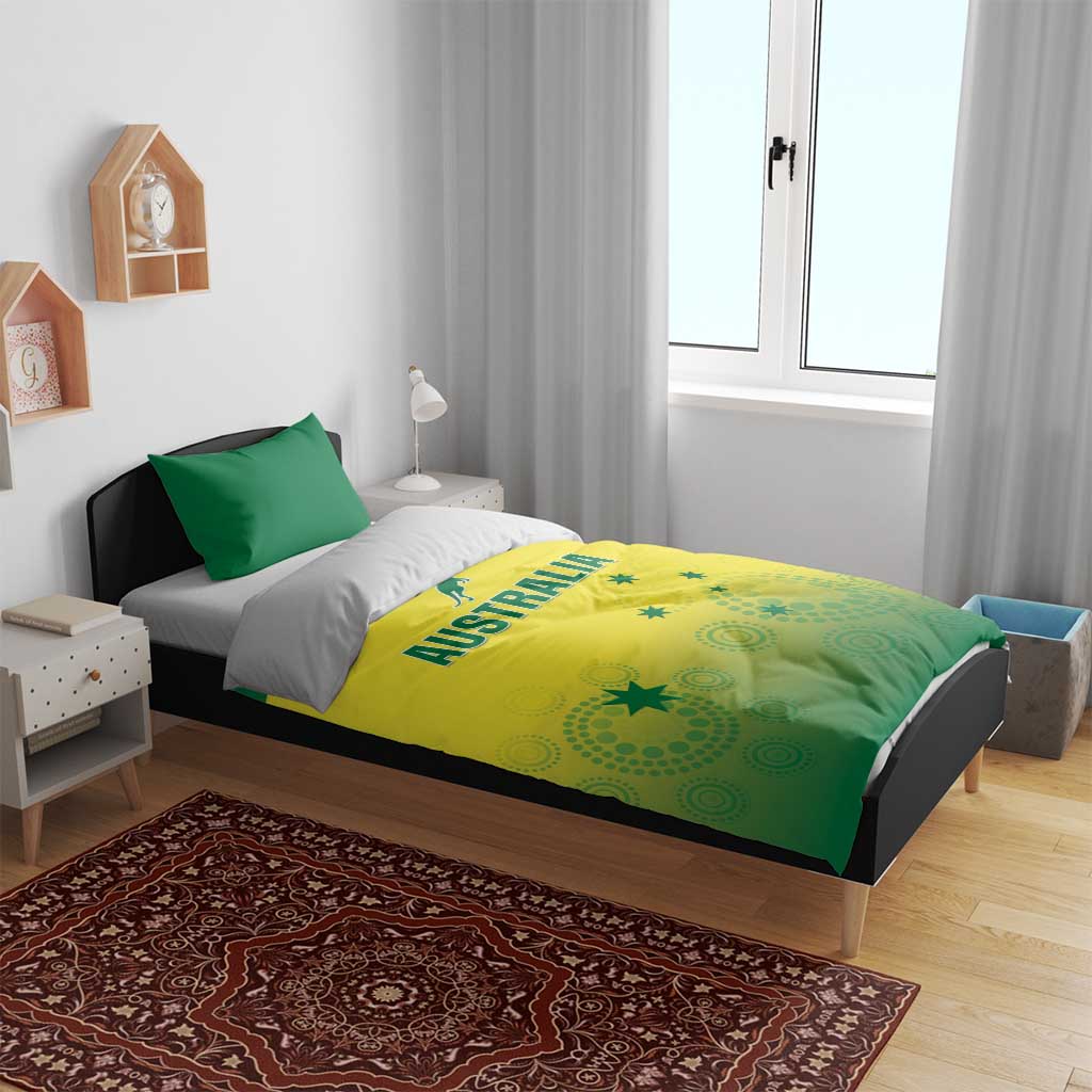 Australia Cricket Bedding Set Go Champions Aussies