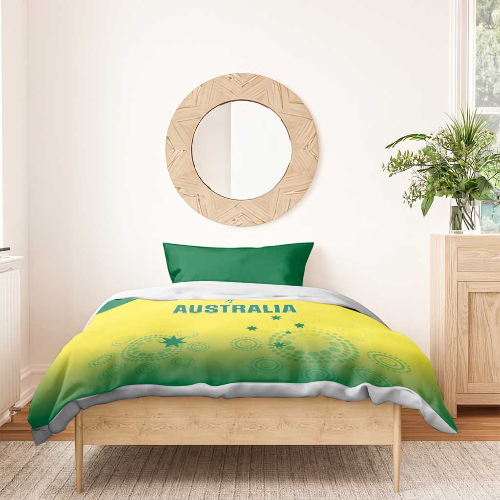 Australia Cricket Bedding Set Go Champions Aussies