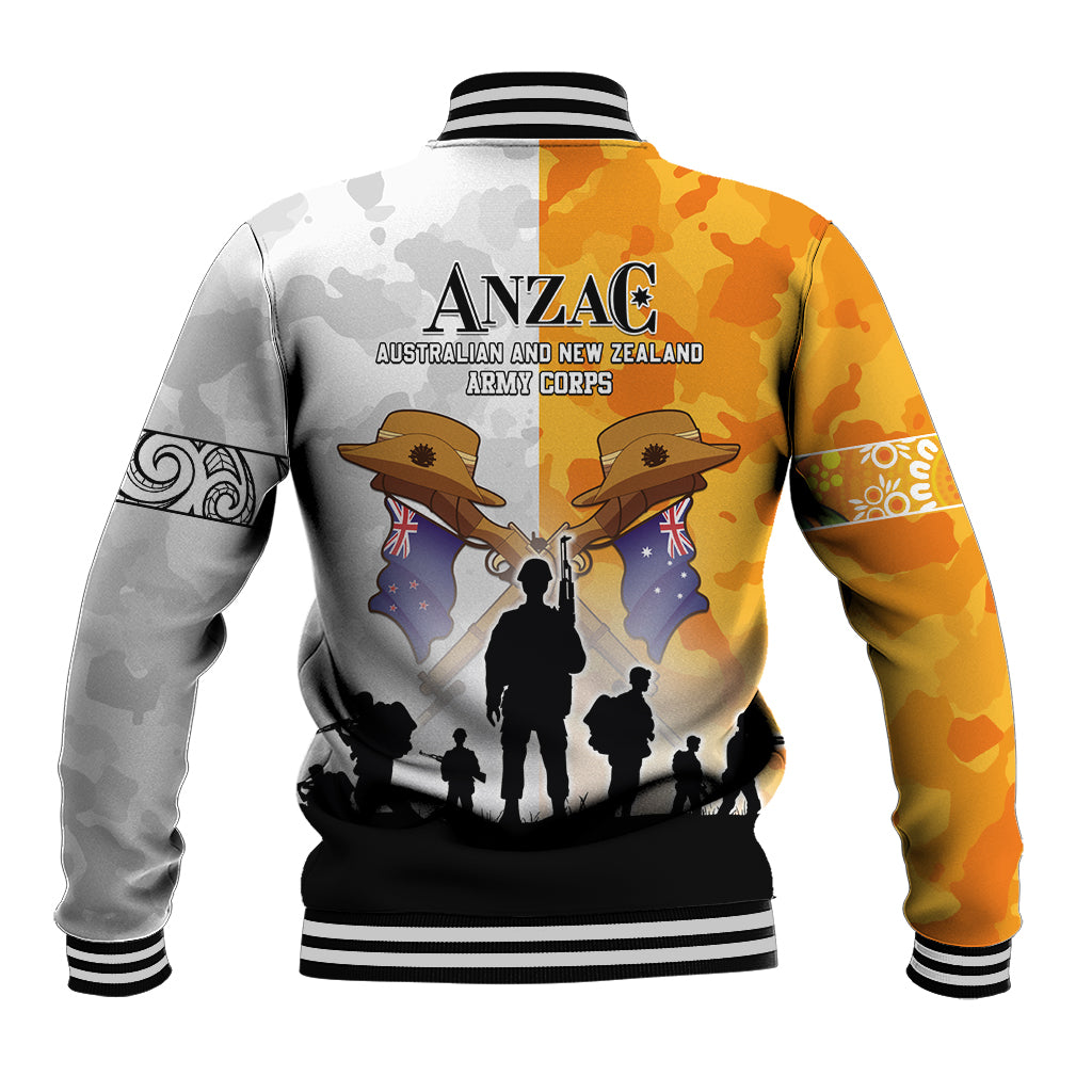 Australia And New Zealand ANZAC Day Baseball Jacket Lest We Forget