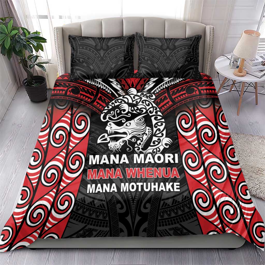 Aotearoa Mana Maori Bedding Set Toitu Te Tiriti