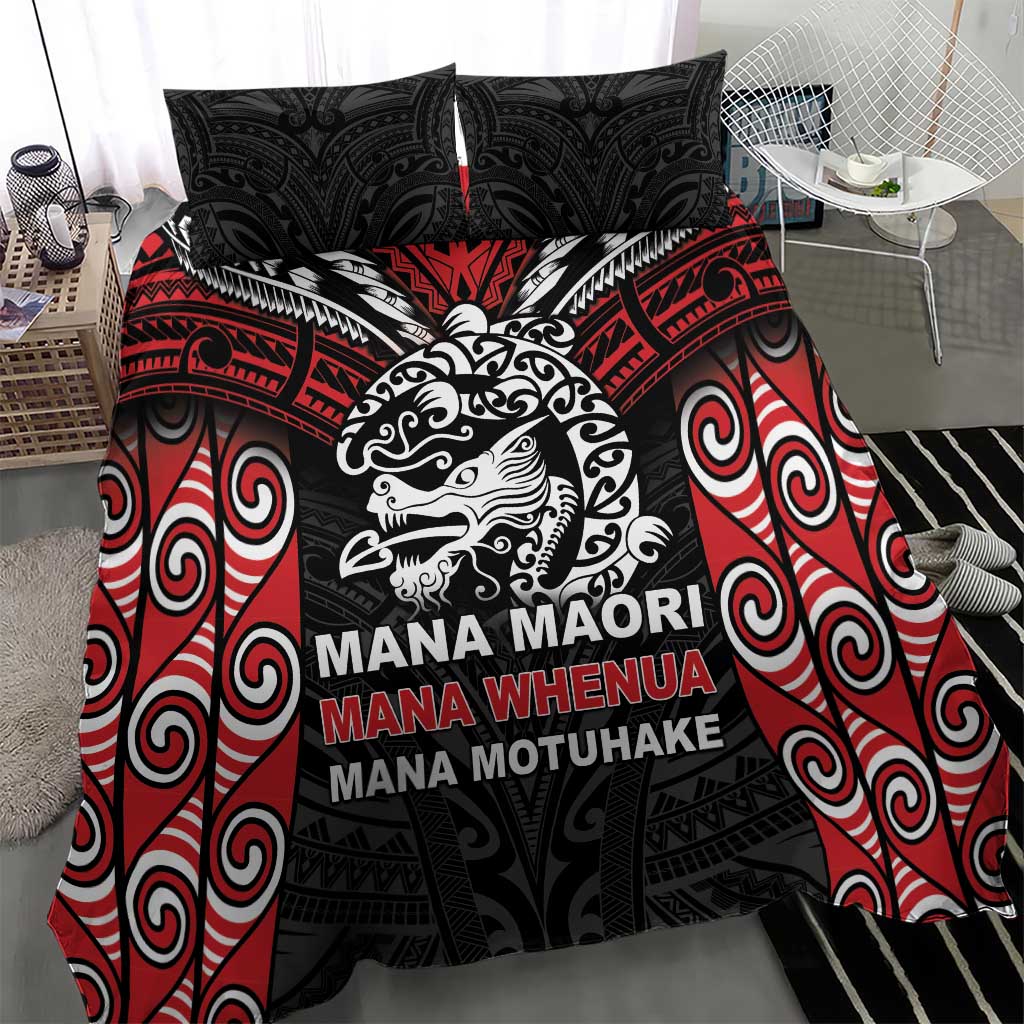 Aotearoa Mana Maori Bedding Set Toitu Te Tiriti