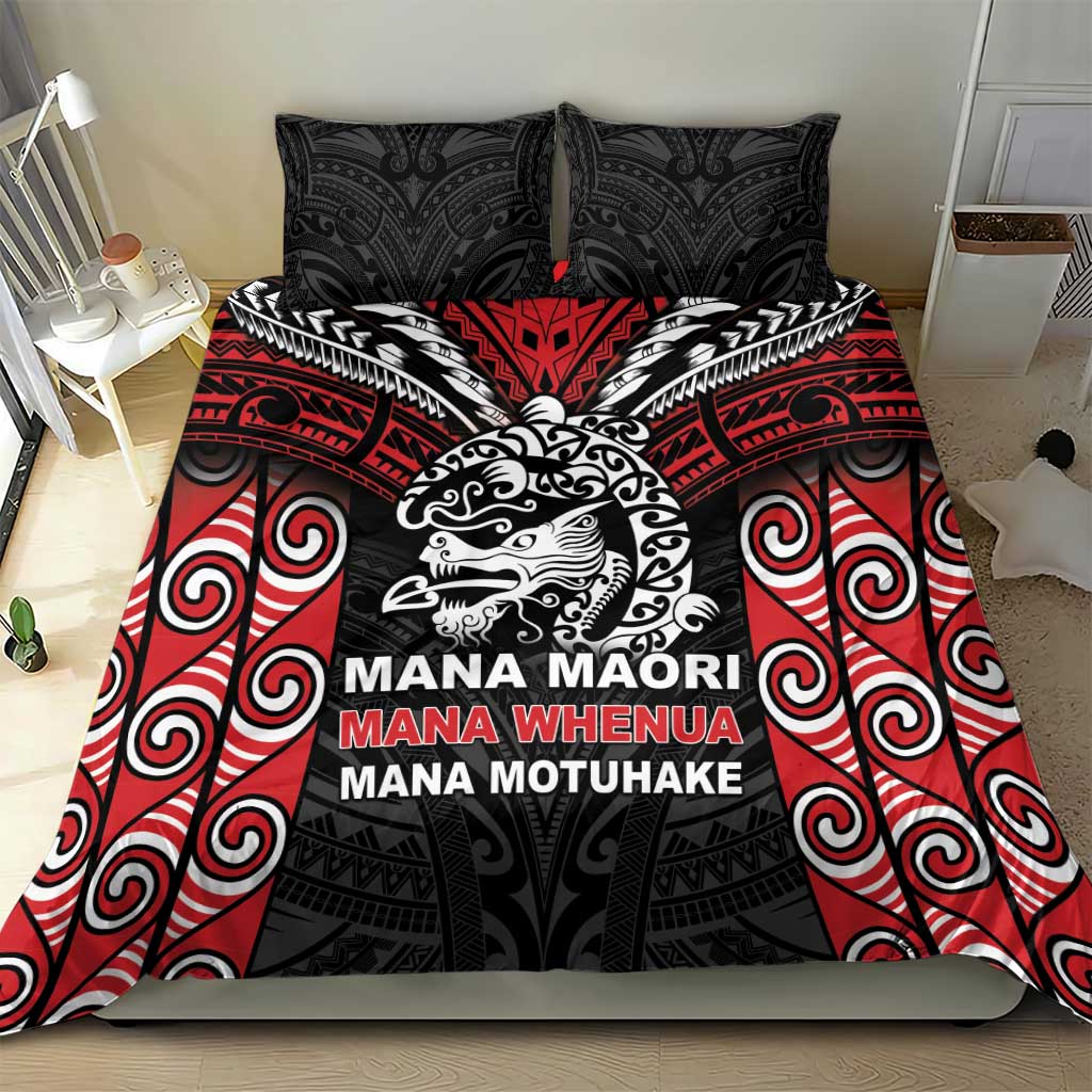 Aotearoa Mana Maori Bedding Set Toitu Te Tiriti