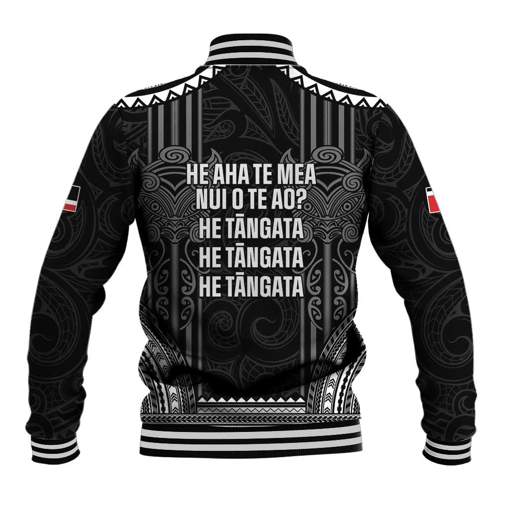 Aotearoa Toitu Te Tiriti Baseball Jacket No Kiwi Without Iwi