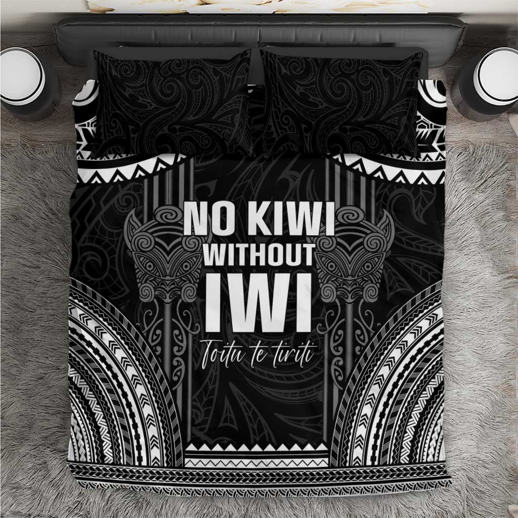 Aotearoa Toitu Te Tiriti Bedding Set No Kiwi Without Iwi