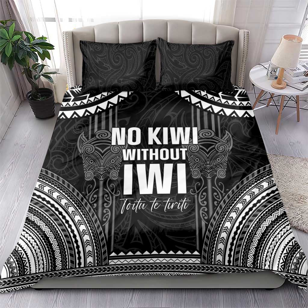 Aotearoa Toitu Te Tiriti Bedding Set No Kiwi Without Iwi