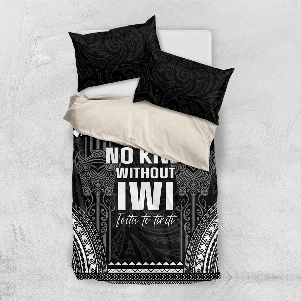 Aotearoa Toitu Te Tiriti Bedding Set No Kiwi Without Iwi