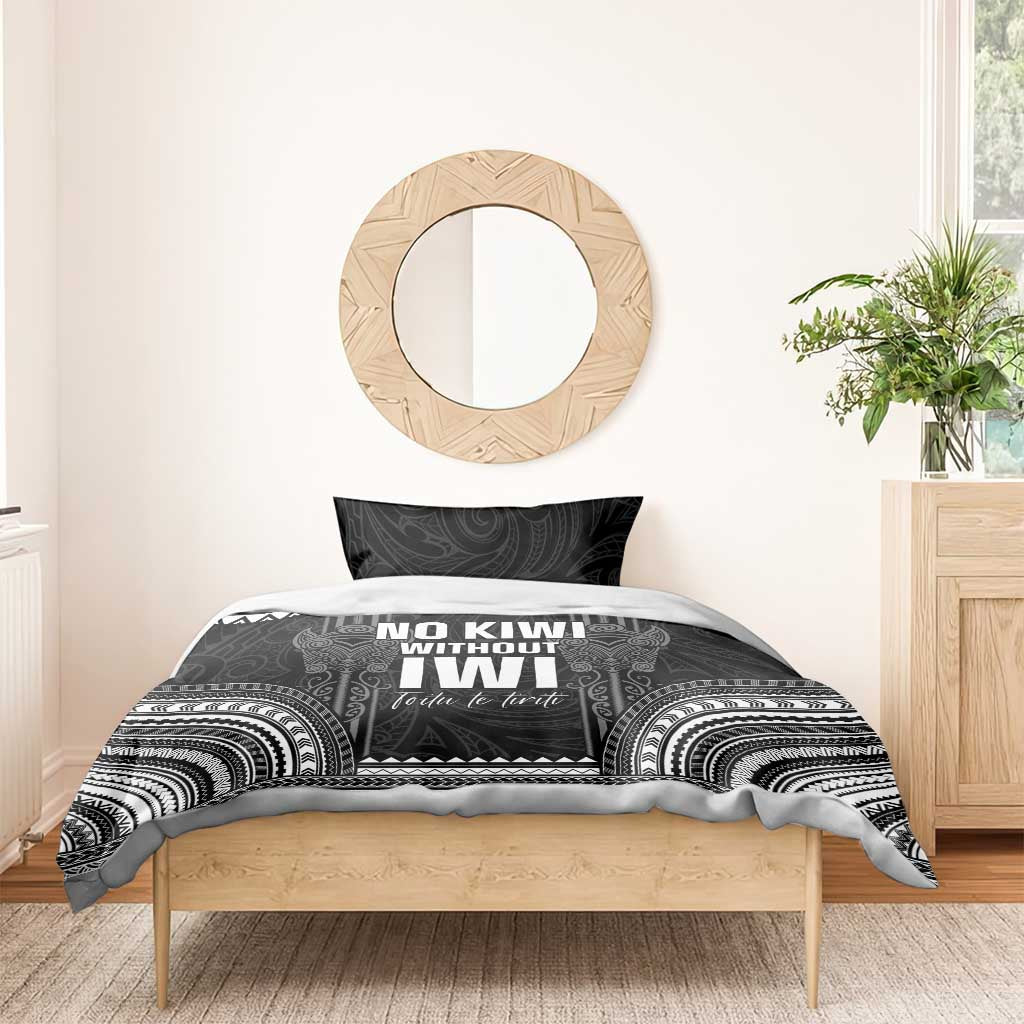 Aotearoa Toitu Te Tiriti Bedding Set No Kiwi Without Iwi