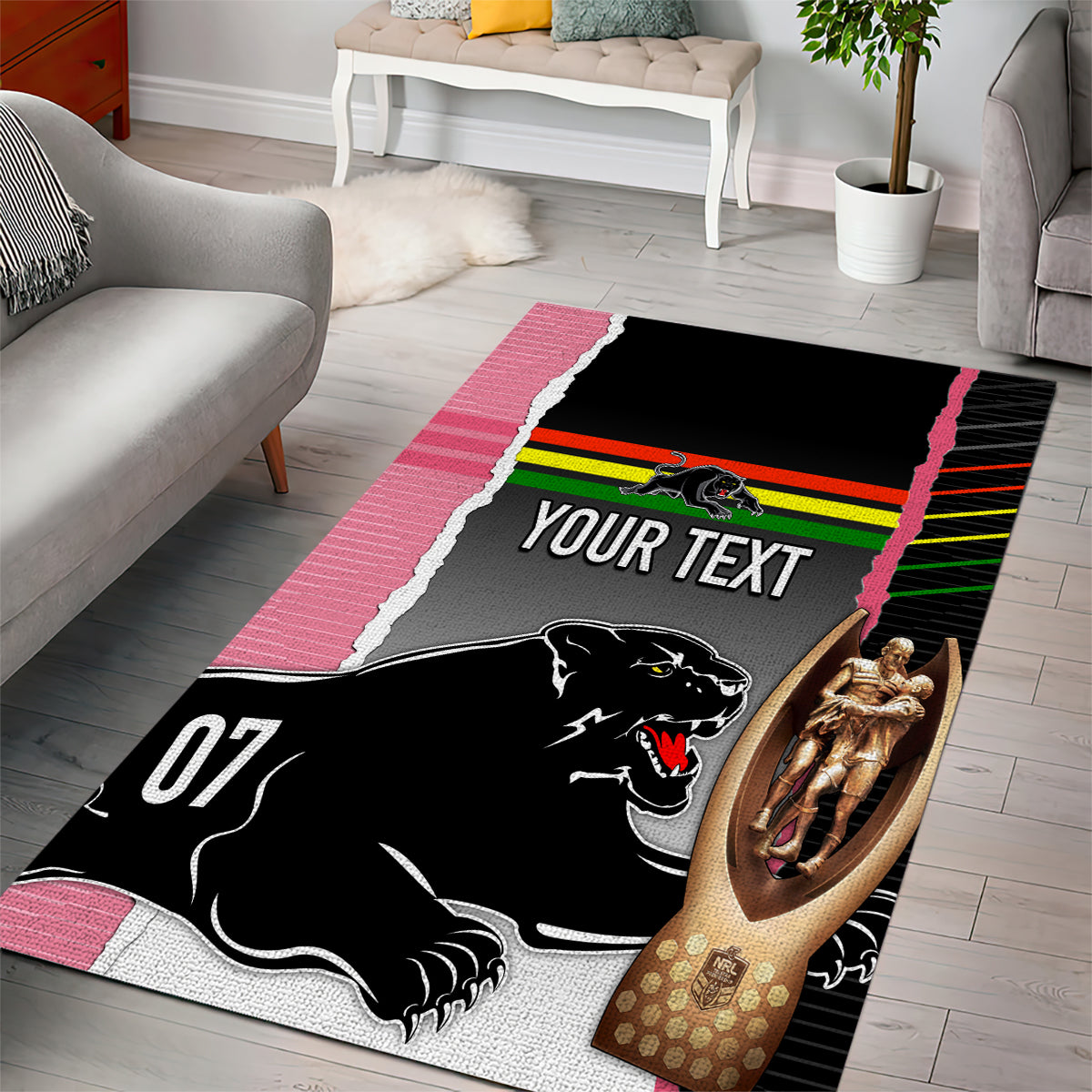 personalised-panther-rugby-nrl-premiers-area-rug-panther-pride-black-pink-sporty-vibe