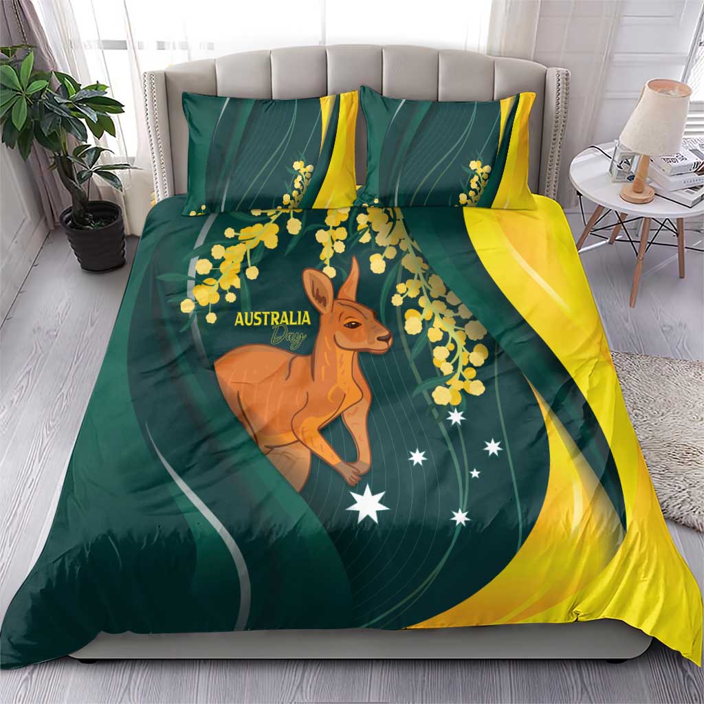 Australia Day Bedding Set Kangaroo National Color