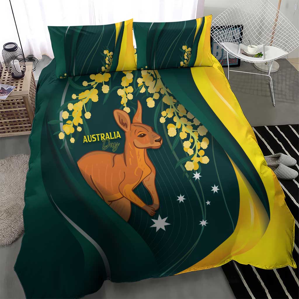 Australia Day Bedding Set Kangaroo National Color