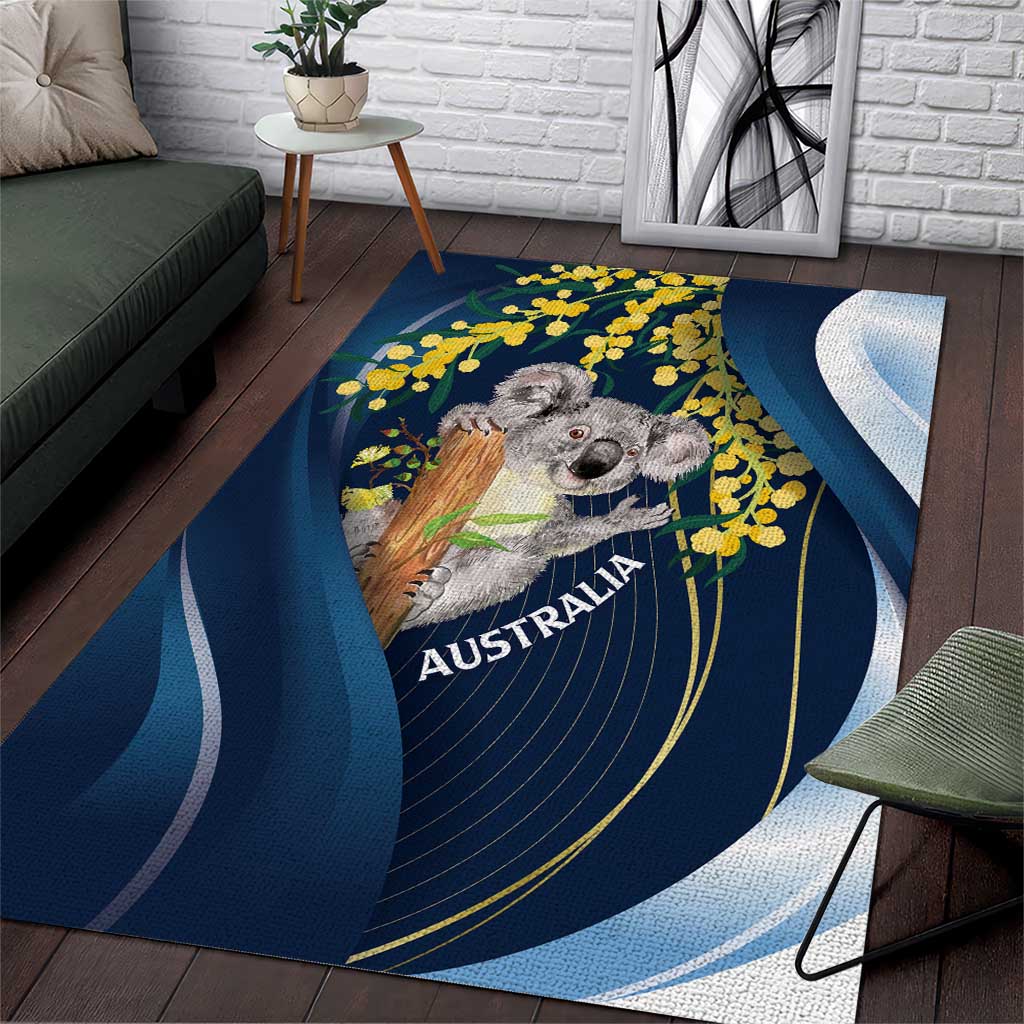 Australia Day Area Rug Koala Blue Modern Vibe