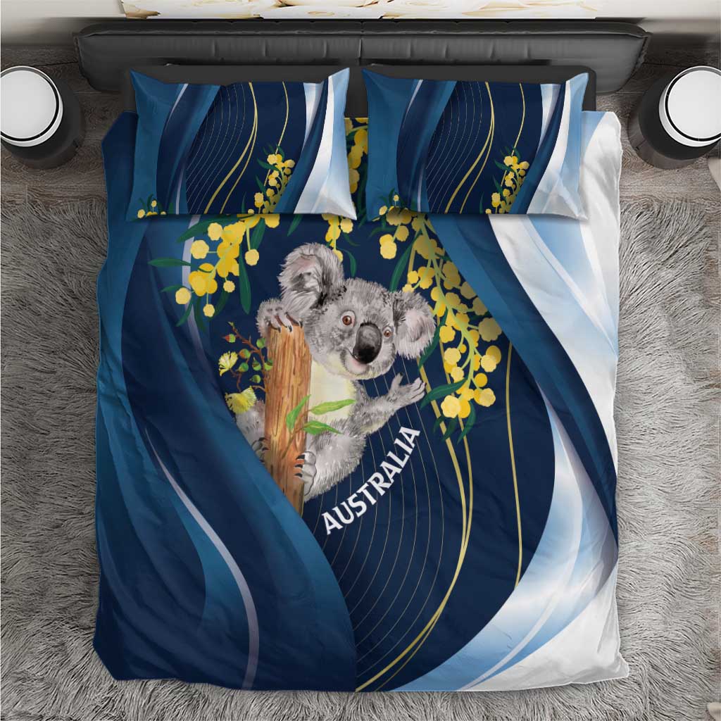 Australia Day Bedding Set Koala Blue Modern Vibe