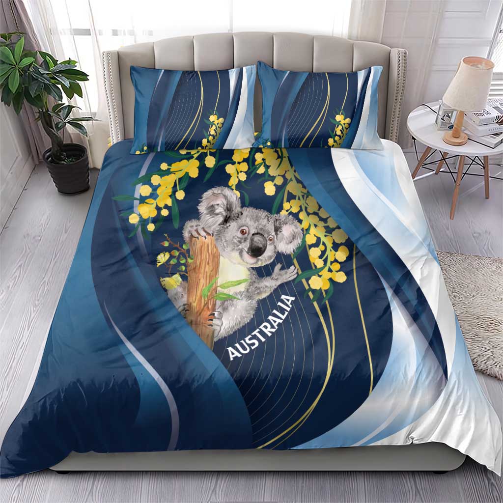 Australia Day Bedding Set Koala Blue Modern Vibe