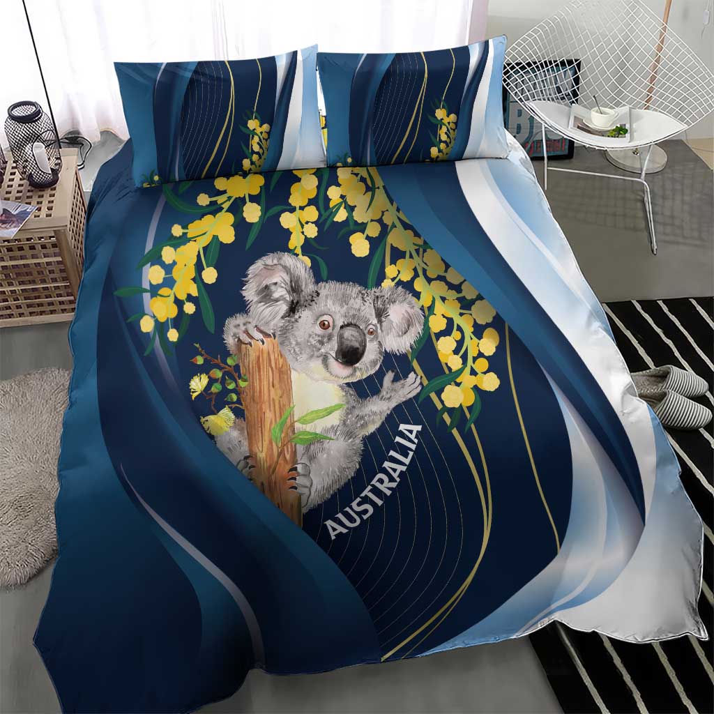 Australia Day Bedding Set Koala Blue Modern Vibe