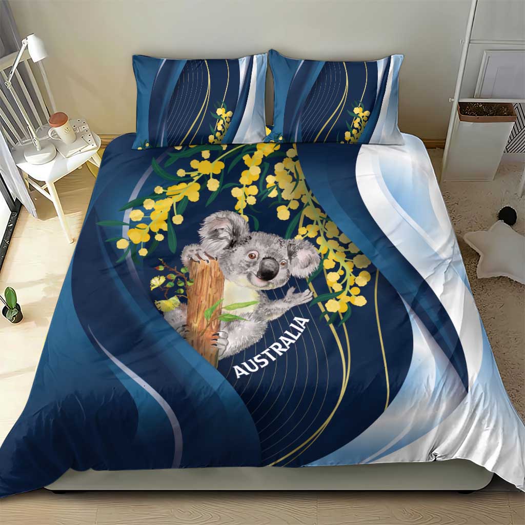 Australia Day Bedding Set Koala Blue Modern Vibe