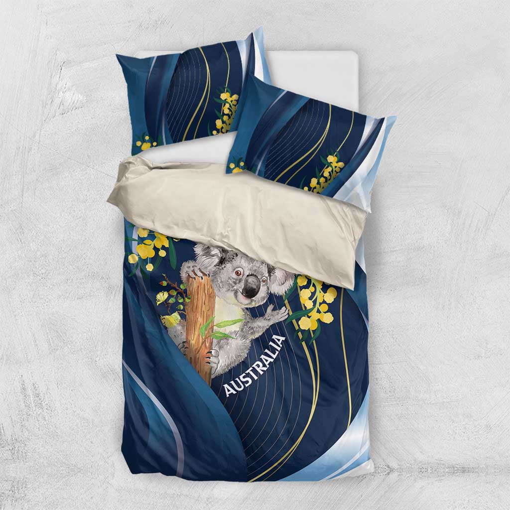 Australia Day Bedding Set Koala Blue Modern Vibe