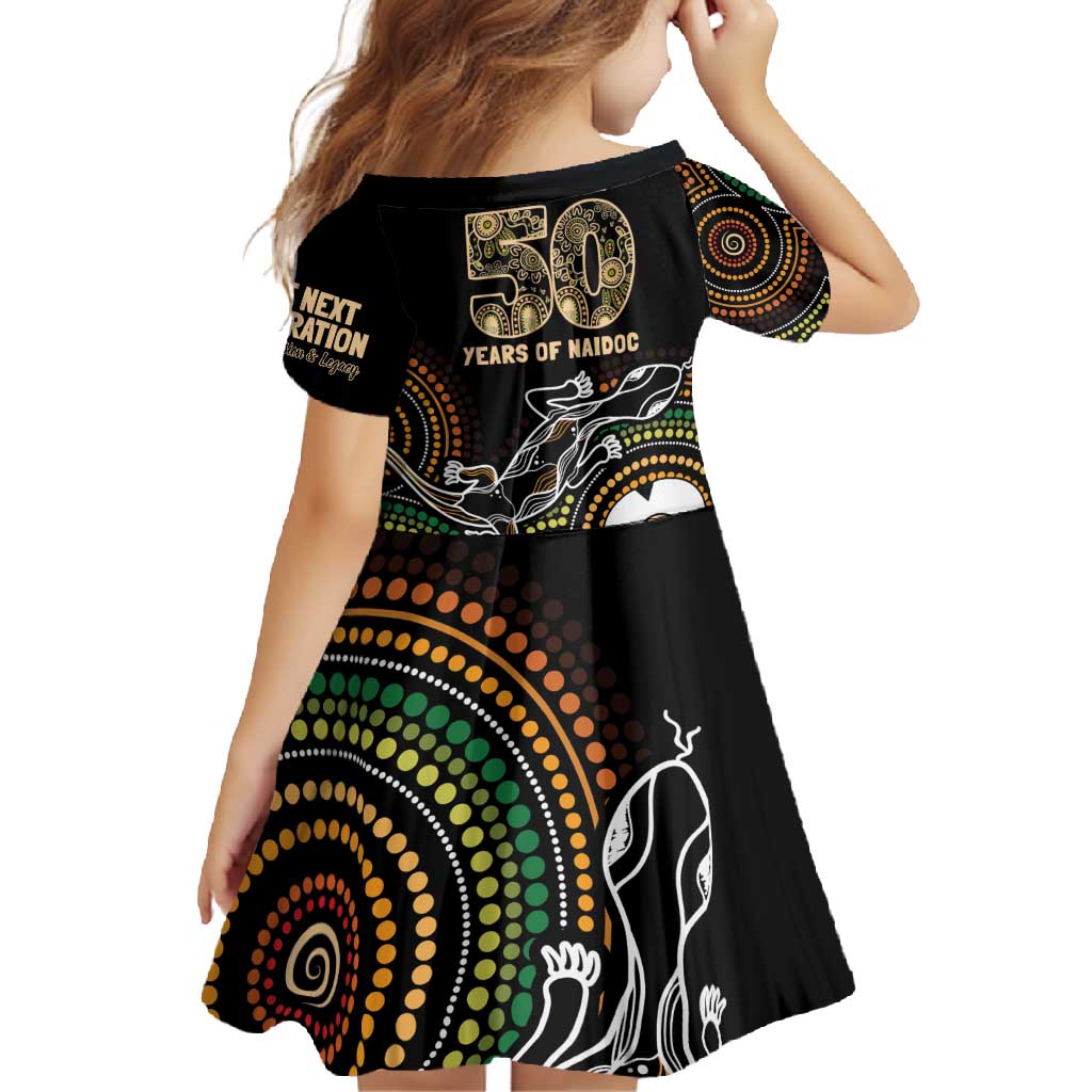 50 Years of NAIDOC Week Indigenous Family Matching Summer Maxi Dress and Hawaiian Shirt Honor The Past - Grace The Present