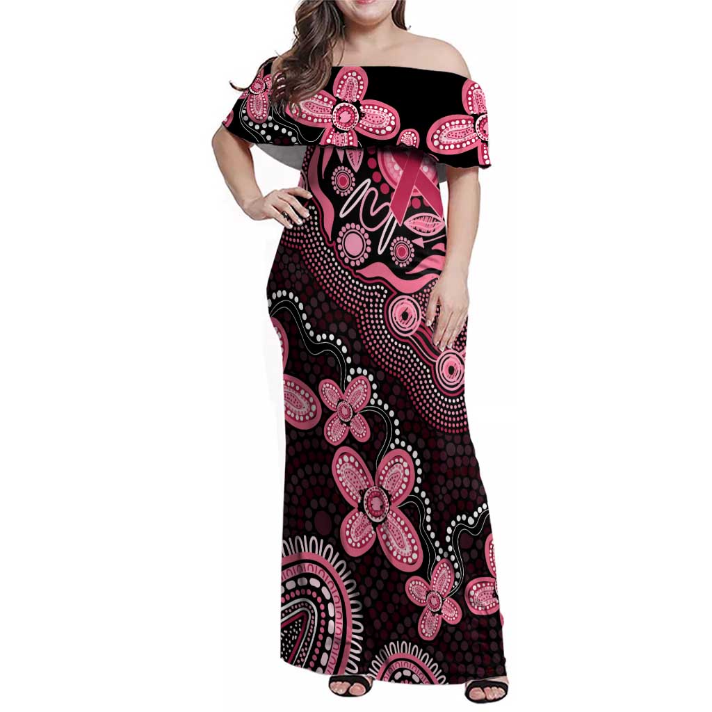 Honoring 50 Years of NAIDOC 2025 Personalised Family Matching Off Shoulder Maxi Dress and Hawaiian Shirt Pink Power