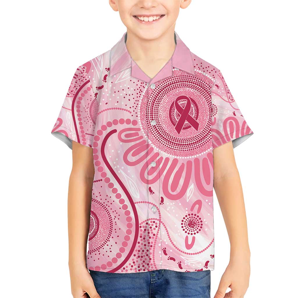 NAIDOC Week 2025 Indigenous Family Matching Tank Maxi Dress and Hawaiian Shirt Breast Cancer Pink Ribbon