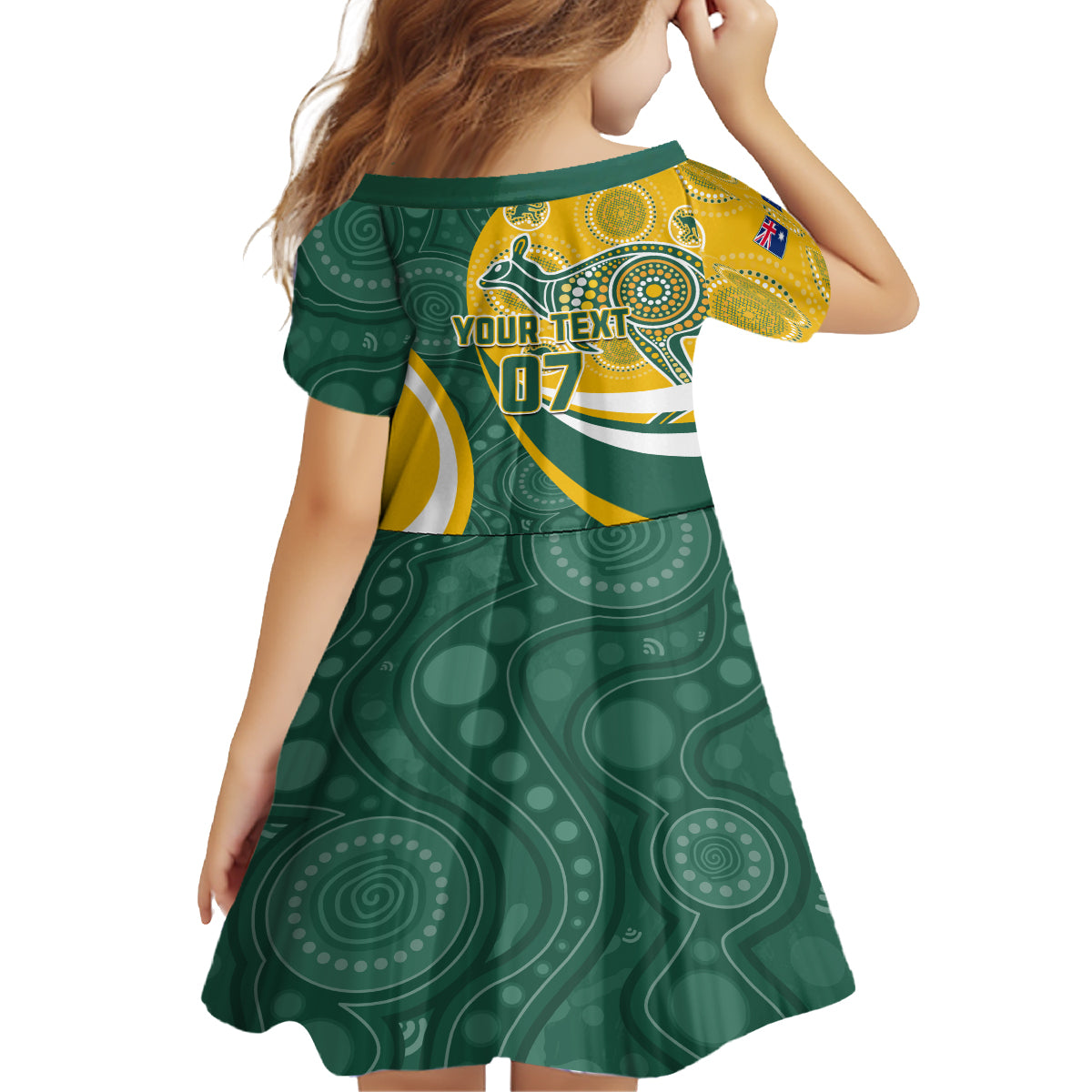 custom-australia-matildas-indigenous-family-matching-long-sleeve-bodycon-dress-and-hawaiian-shirt-go-tilly-special