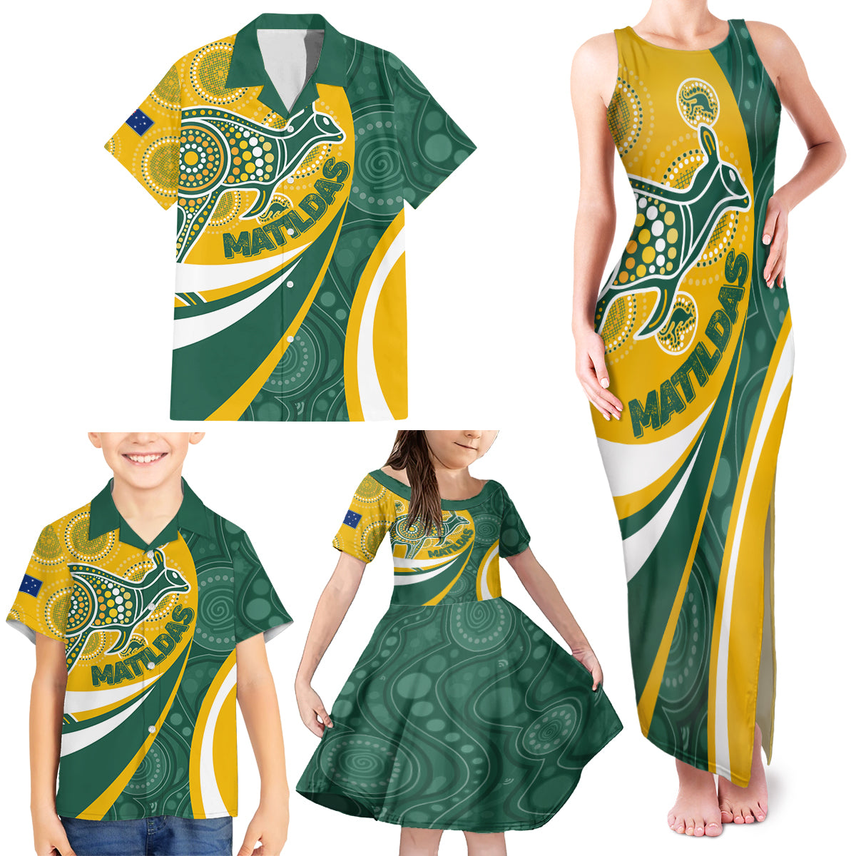 custom-australia-matildas-indigenous-family-matching-tank-maxi-dress-and-hawaiian-shirt-go-tilly-special