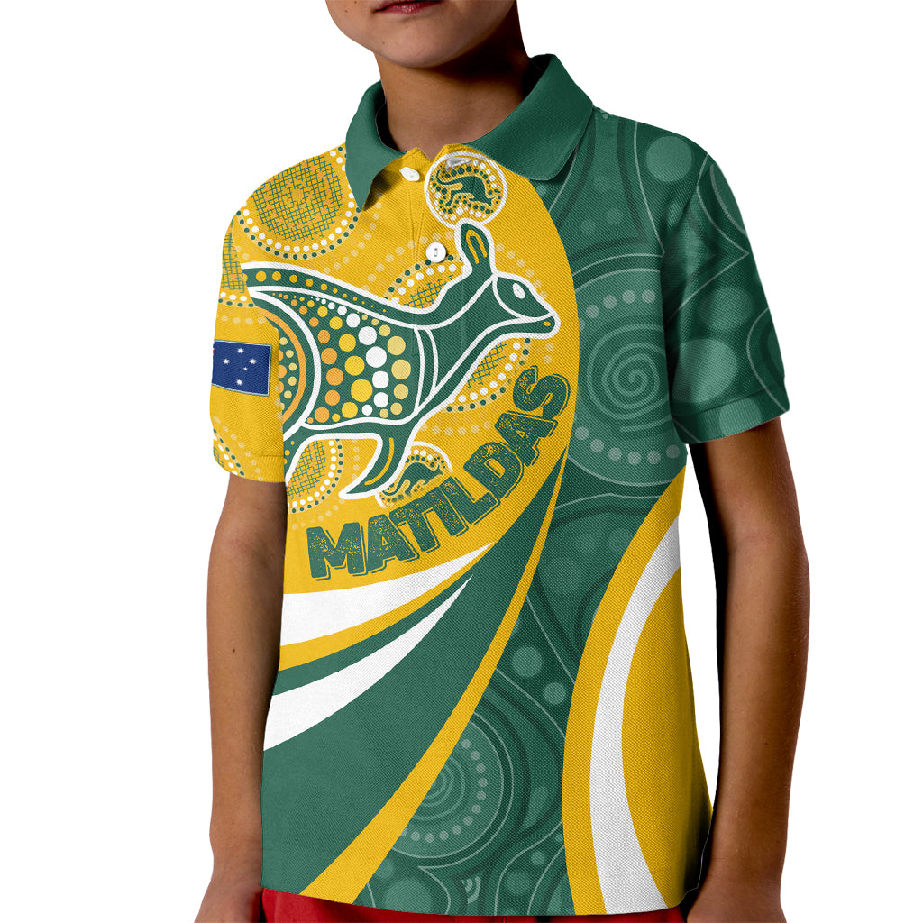 custom-australia-matildas-indigenous-kid-polo-shirt-go-tilly-special