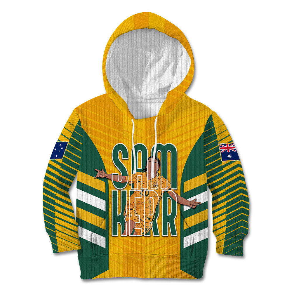 custom-australia-matildas-kid-hoodie-sam-kerr-legend